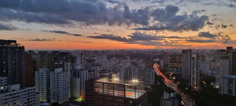 Studio Planejado com Vista Incrível no Paraiso!