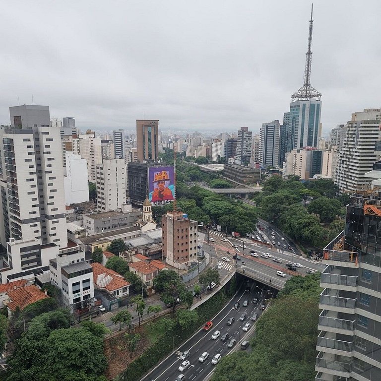 Studio Planejado com Vista Incrível no Paraiso!