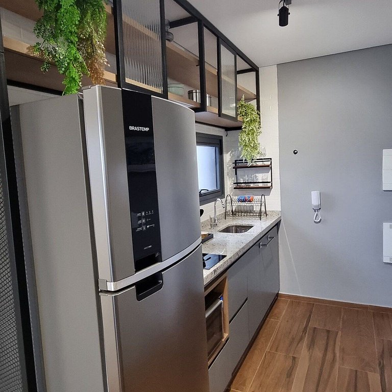 Studio Planejado com Vista Incrível no Paraiso!