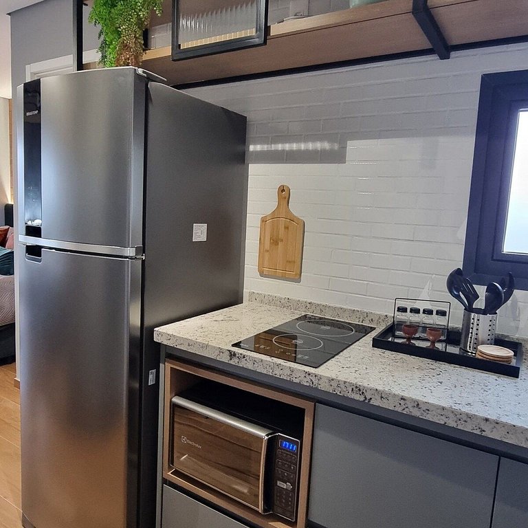 ¡Estudio planificado con vista increíble en el paraíso!