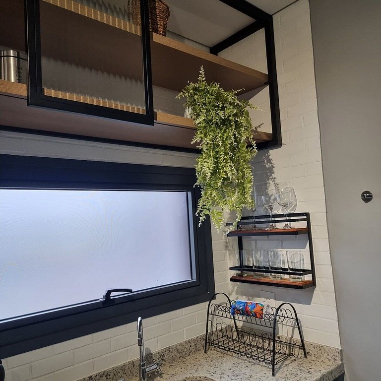 Studio Planejado com Vista Incrível no Paraiso!