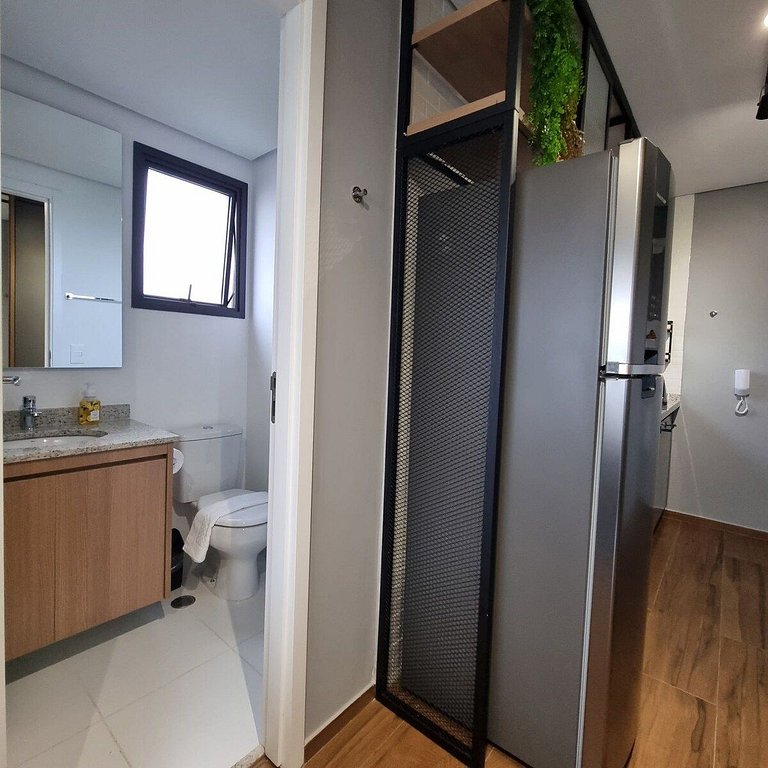 ¡Estudio planificado con vista increíble en el paraíso!