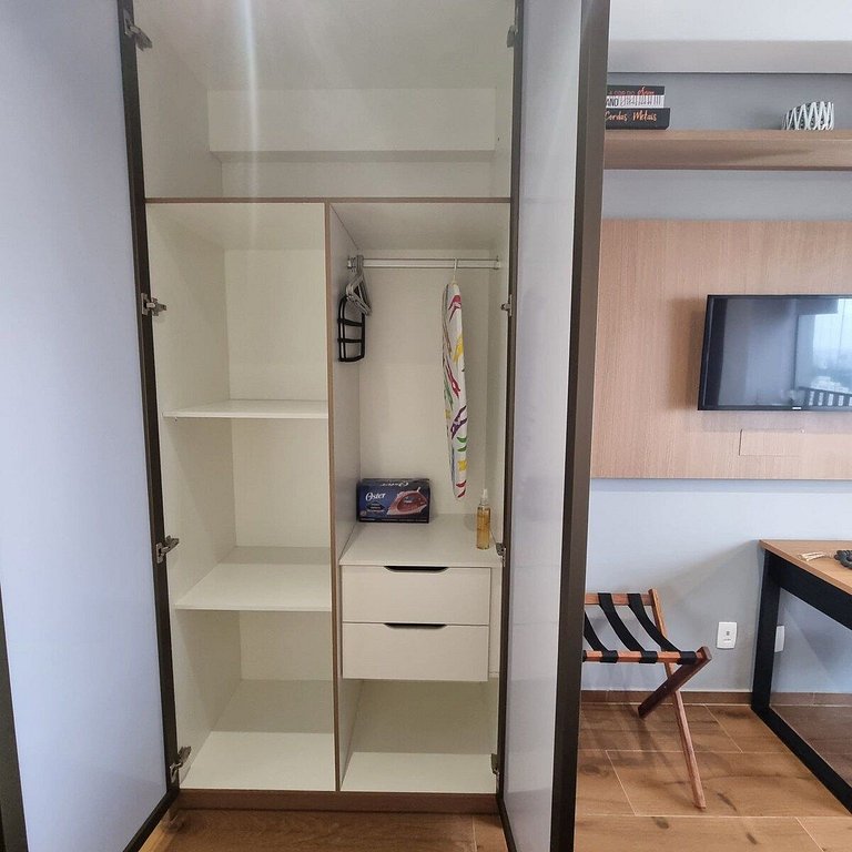 Studio Planejado com Vista Incrível no Paraiso!