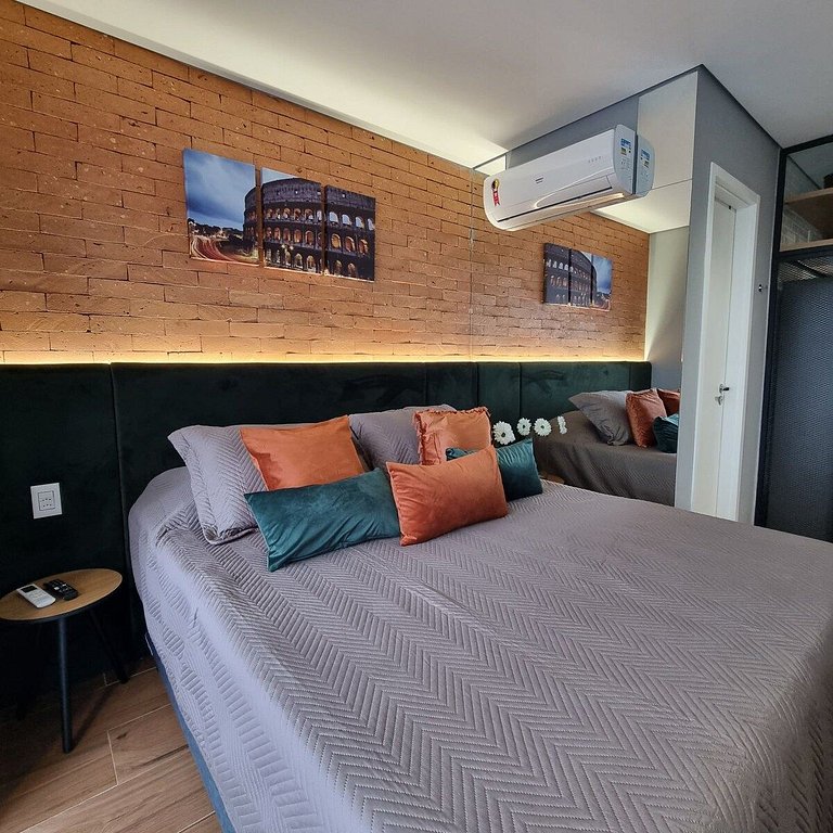 Studio Planejado com Vista Incrível no Paraiso!