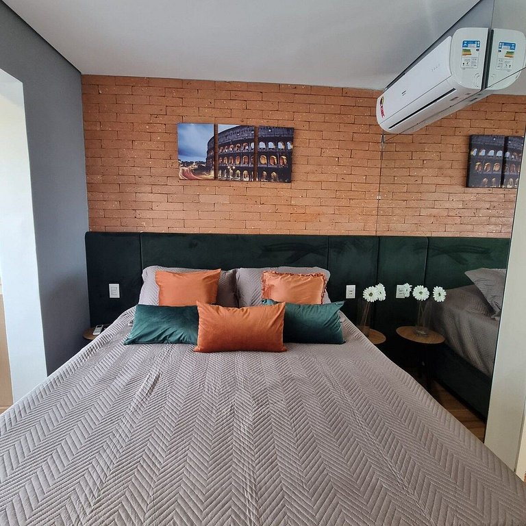 ¡Estudio planificado con vista increíble en el paraíso!