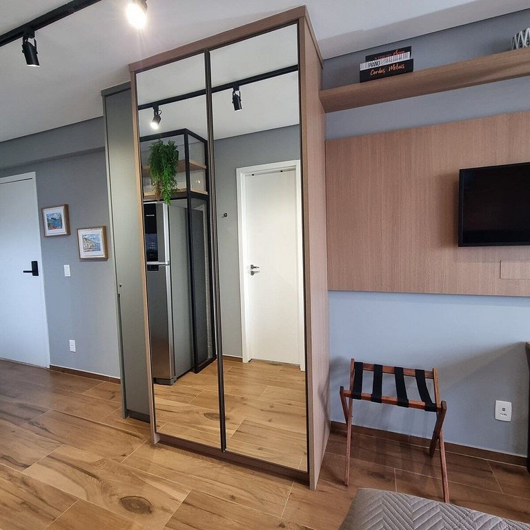 Studio Planejado com Vista Incrível no Paraiso!