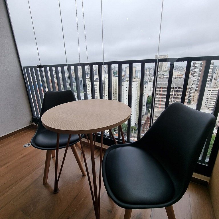 Studio Planejado com Vista Incrível no Paraiso!
