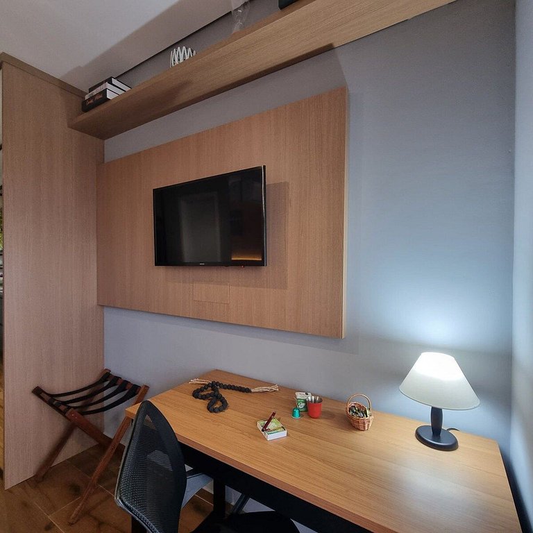 Studio Planejado com Vista Incrível no Paraiso!