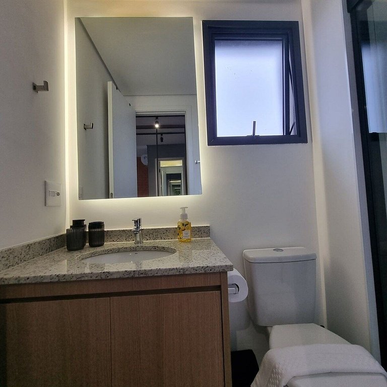 Studio Planejado com Vista Incrível no Paraiso!