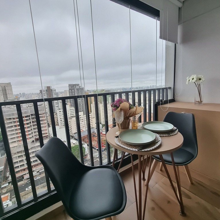 Studio com Vista Incrível no Paraiso!