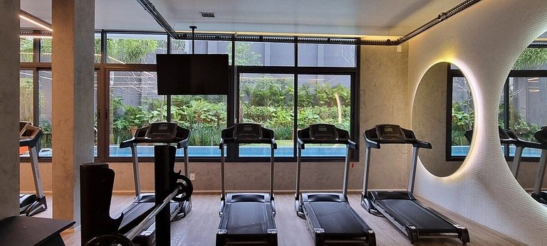 ¡Estudio planificado con vista increíble en el paraíso!