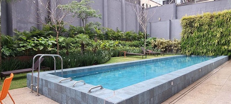 ¡Estudio planificado con vista increíble en el paraíso!