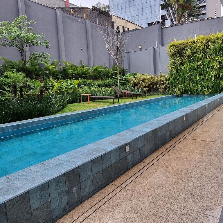 ¡Estudio planificado con vista increíble en el paraíso!