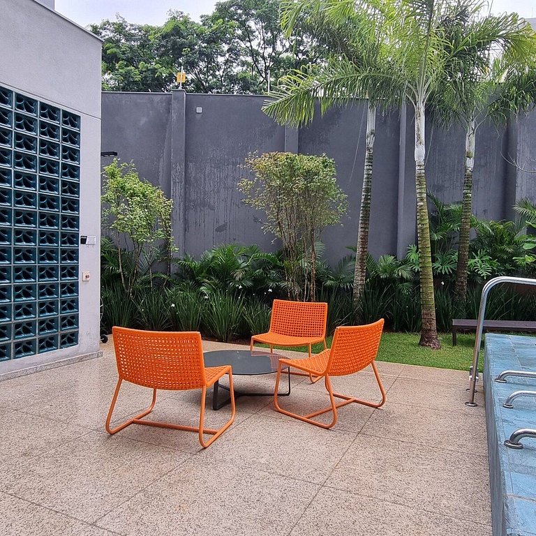 Studio com Vista Incrível no Paraiso!