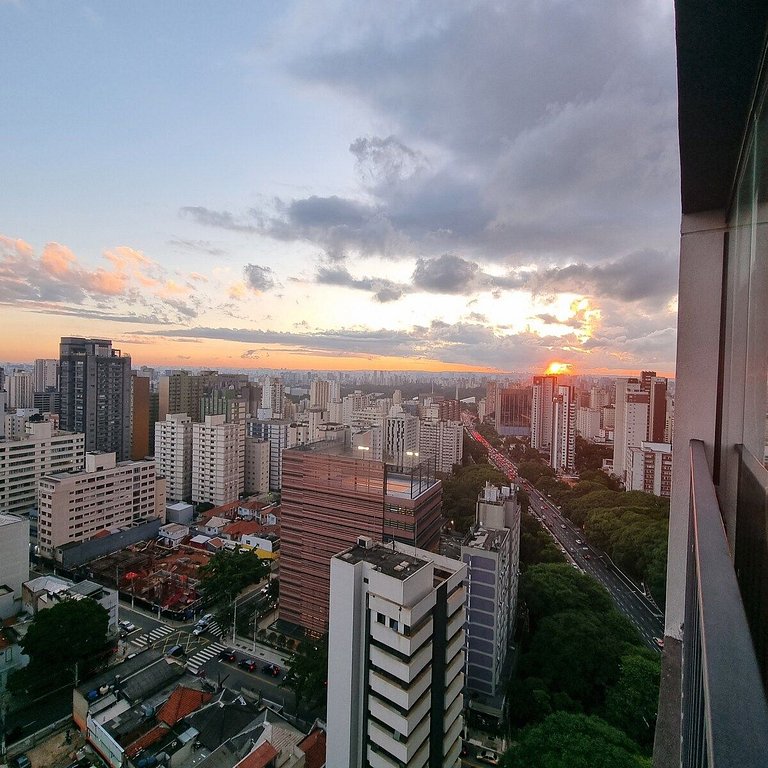 Studio Planejado com Vista Incrível no Paraiso!