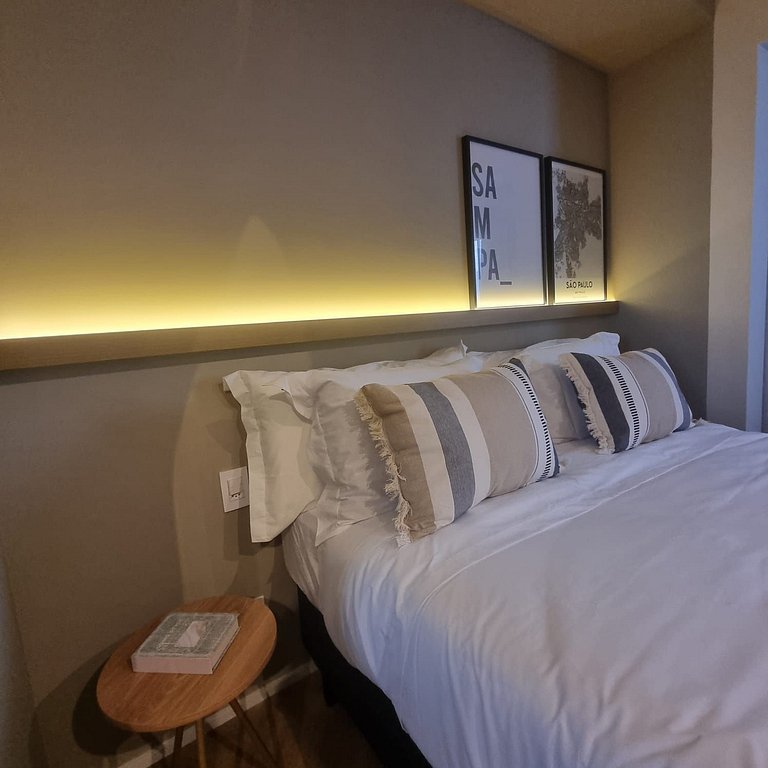 Complete Studio 260m from Allianz Parque