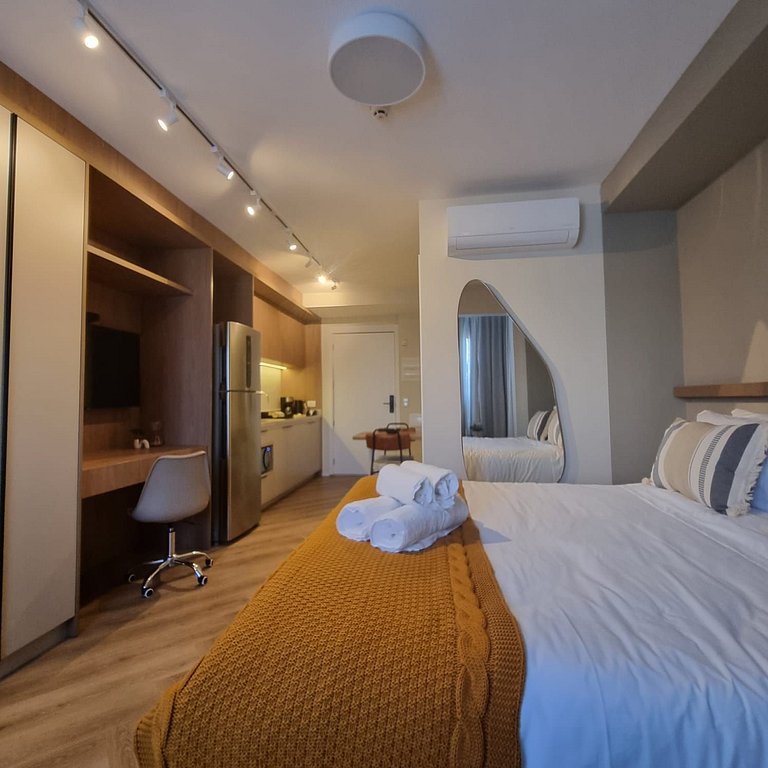 Estudio completo a 260m de Allianz Parque