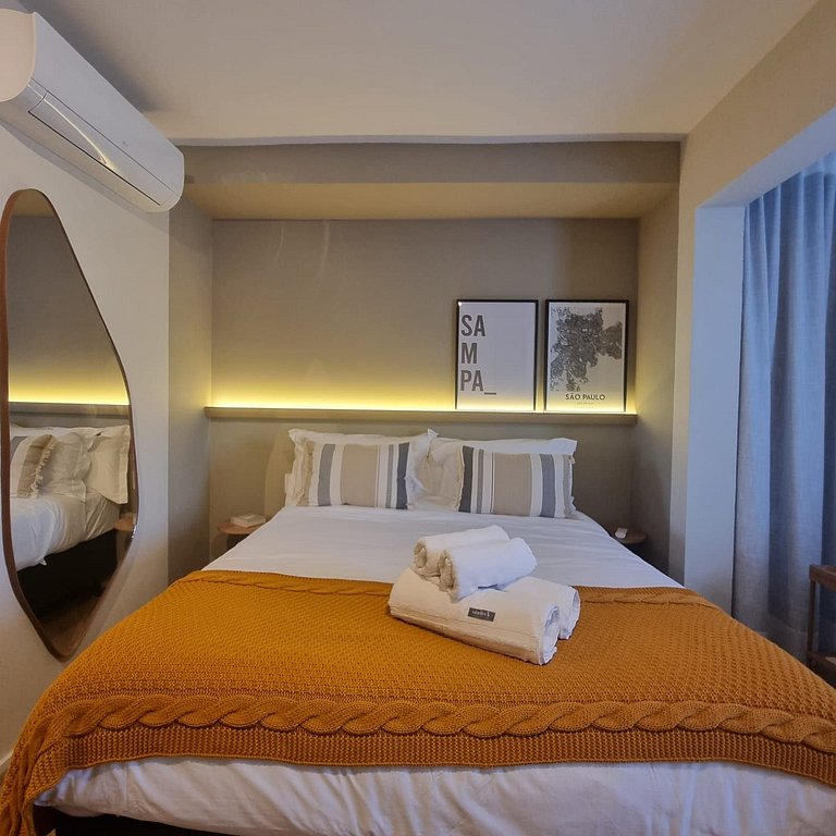 Complete Studio 260m from Allianz Parque