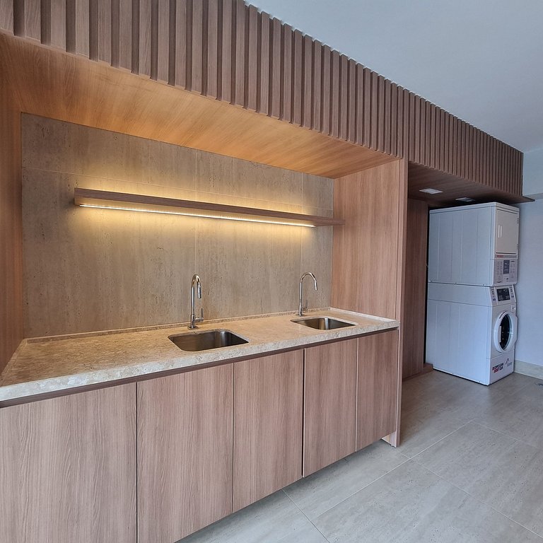 Studio Completo a 260m do Allianz Parque