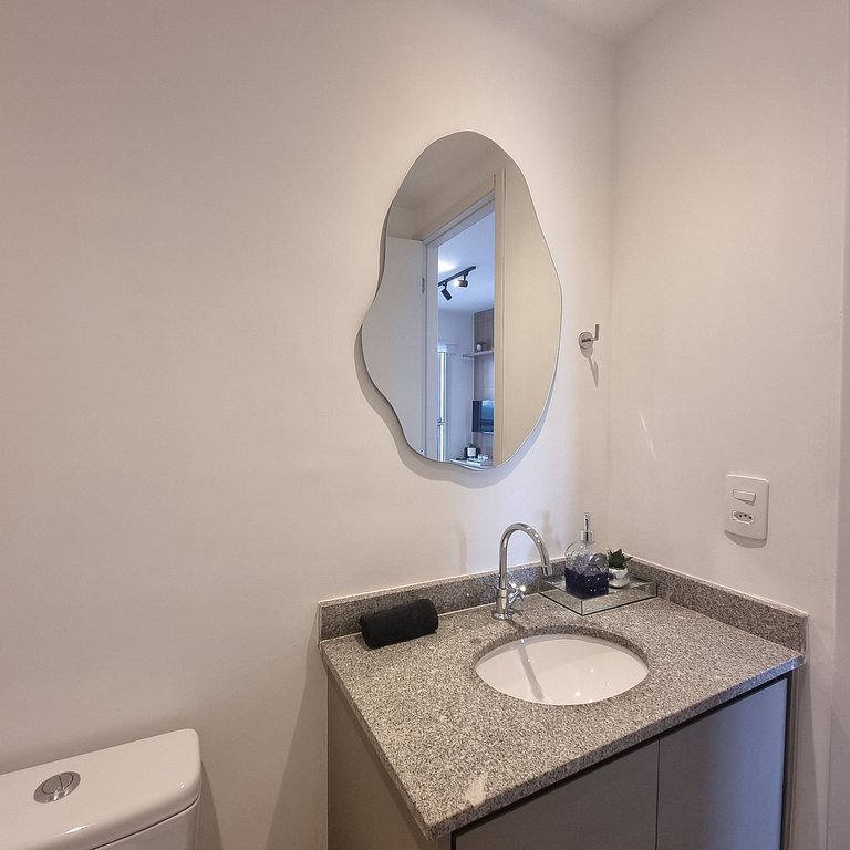 Mucho estilo en Moema junto al metro y mall