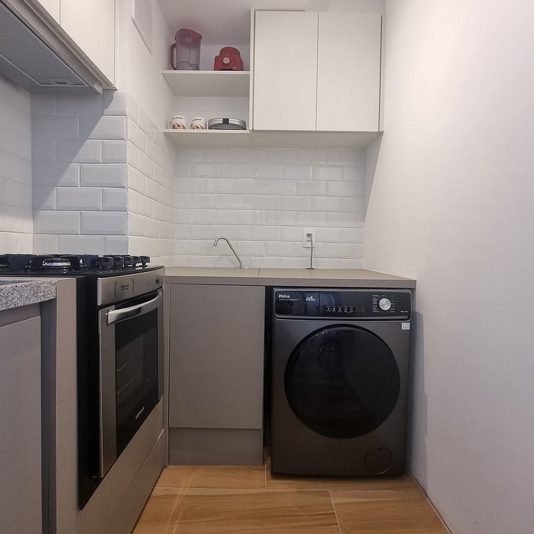 Mucho estilo en Moema junto al metro y mall