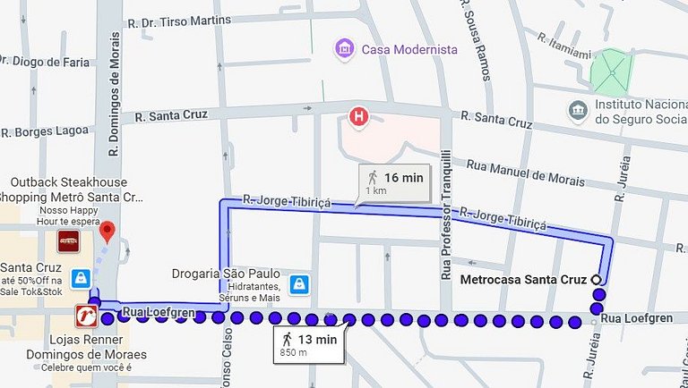 Studio Moderno e Funcional - Metrocasa Sta Cruz